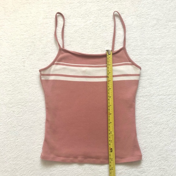 NWOT Garage Pink Stripe Camisole Tank Top - Picture 3 of 4